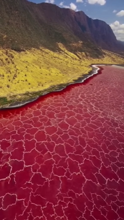 إذا كنت أول مرة تسمع عن بحيرة الدم القاتلة فشاهد كيف تتحجر الحيوانات فيها